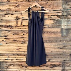 CALVIN KLEIN | Black Halter Dress 4